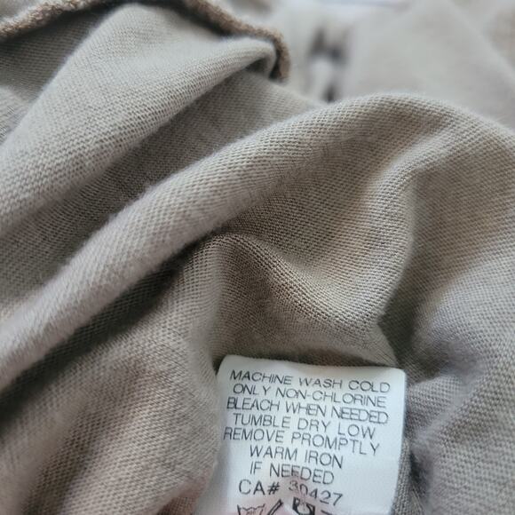 Splendid Size S Open Front Waterfall Cardigan Short Sleeve Lightweight Drape - Picture 9 of 9